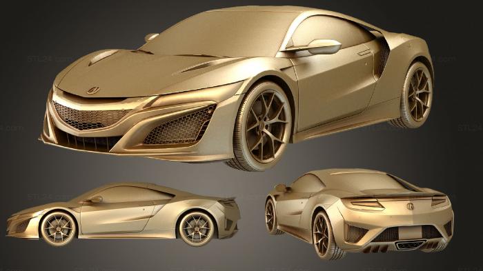 Vehicles (Acura NSX 2016, CARS_4111) 3D models for cnc